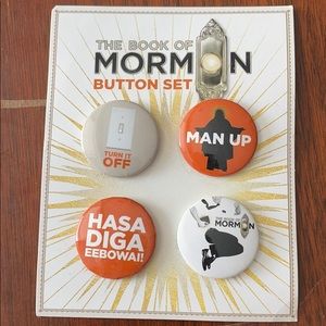 Book of Mormon Button Set